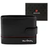 Pierre Cardin YS605 324A fekete-piros férfi bőr pénztárca 12.5 x 10 x 3 cm