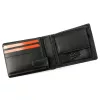 Pierre Cardin YS605 323 fekete-piros férfi bőr pénztárca 11 x 8.5 x 2.8 cm