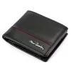 Pierre Cardin YS605 323 fekete-piros férfi bőr pénztárca 11 x 8.5 x 2.8 cm