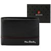 Pierre Cardin YS605 8806 fekete-piros férfi bőr pénztárca 12 x 9.5 x 3 cm 