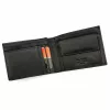 Pierre Cardin YS605 8806 fekete-piros férfi bőr pénztárca 12 x 9.5 x 3 cm