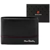 Pierre Cardin YS605 8806 fekete-piros férfi bőr pénztárca 12 x 9.5 x 3 cm