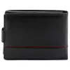 Pierre Cardin YS605 8806A fekete-piros férfi bőr pénztárca 12.5 x 9.5 x 3 cm