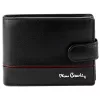 Pierre Cardin YS605 8806A fekete-piros férfi bőr pénztárca 12.5 x 9.5 x 3 cm
