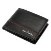 Pierre Cardin YS605 8825 fekete-piros férfi bőr pénztárca 11 x 9 x 2.8 cm 
