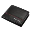 Pierre Cardin YS605 8825 fekete-piros férfi bőr pénztárca 11 x 9 x 2.8 cm