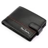 Pierre Cardin YS605 8825A fekete-piros férfi bőr pénztárca 11.5 x 9 x 2.8 cm