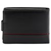 Pierre Cardin YS605 8825A fekete-piros férfi bőr pénztárca 11.5 x 9 x 2.8 cm