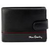 Pierre Cardin YS605 8825A fekete-piros férfi bőr pénztárca 11.5 x 9 x 2.8 cm
