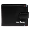 Pierre Cardin YS606 323A fekete férfi bőr pénztárca 11.5 x 8.5 x 2.8 cm