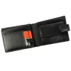 Pierre Cardin YS606 8806A fekete férfi bőr pénztárca 12.5 x 9.5 x 3 cm