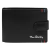 Pierre Cardin YS606 8806A fekete férfi bőr pénztárca 12.5 x 9.5 x 3 cm