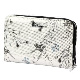   Eslee 6027 fekete női rostbőr pénztárca 16 x 10.5 x 3.5 cm