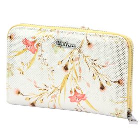   Eslee 6027 sárga női rostbőr pénztárca 16 x 10.5 x 3.5 cm
