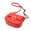 Luka 20-058 DOLLARO piros női bőr válltáska 23 x 18 x 8 cm