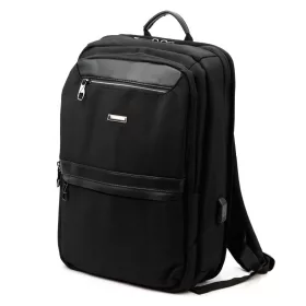  B.Cavalli BC1326 fekete hátizsák, laptoptáska 30 x 44 x 13 cm