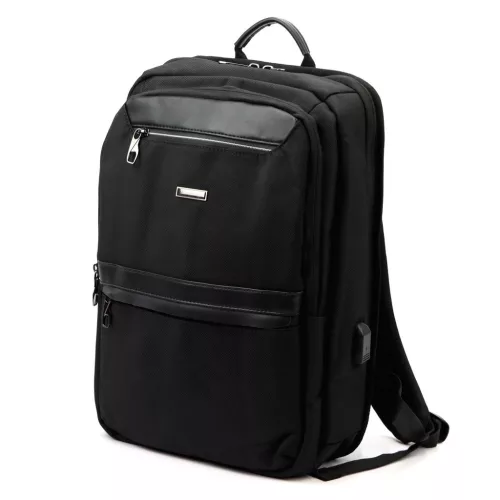 B.Cavalli BC1326 fekete hátizsák, laptoptáska 30 x 44 x 13 cm