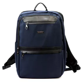   B.Cavalli BC1326 sötétkék hátizsák, laptoptáska 30 x 44 x 13 cm