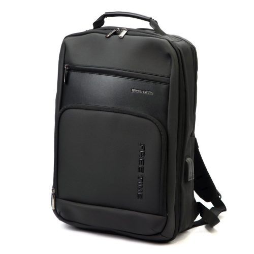 Pierre Cardin 4458 ALAN05 fekete férfi hátizsák 32 x 44 x 18 cm