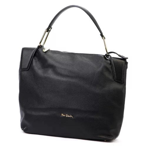 Pierre Cardin 55092 FRZ fekete női bőr válltáska 36 x 33 x 12 cm