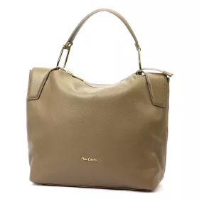   Pierre Cardin 55092 FRZ drapp női bőr válltáska 36 x 33 x 12 cm