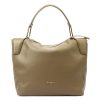 Pierre Cardin 55092 FRZ drapp női bőr válltáska 36 x 33 x 12 cm