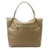Pierre Cardin 55092 FRZ drapp női bőr válltáska 36 x 33 x 12 cm