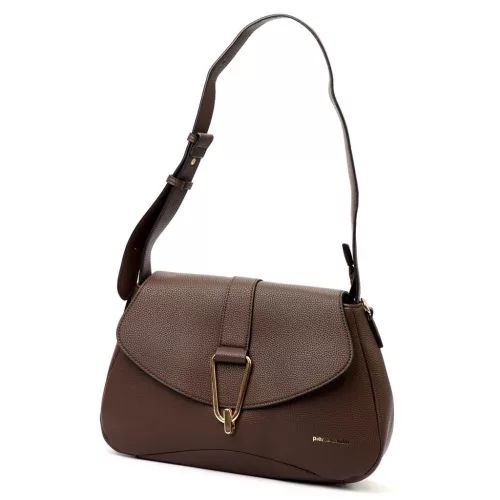 Pierre Cardin GN28 6629 barna női válltáska 34 x 23 x 9 cm