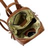 Pierre Cardin FRZ 1859 barna női bőr hátizsák 29 x 30 x 16 cm