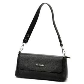   Pierre Cardin 1983 FRZ fekete női bőr válltáska 27.5 x 13 x 9.5 cm