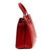 Pierre Cardin 1926 FRZ piros női bőr kézitáska, válltáska 37.5 x 25 x 13 cm