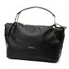 Pierre Cardin 55091 FRZ fekete női bőr kézitáska, vállpánttal 40 x 25 x 14 cm