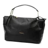 Pierre Cardin 55091 FRZ fekete női bőr kézitáska, vállpánttal 40 x 25 x 14 cm