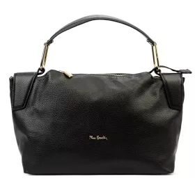   Pierre Cardin 55091 FRZ fekete női bőr kézitáska, vállpánttal 40 x 25 x 14 cm