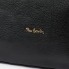 Pierre Cardin 55091 FRZ fekete női bőr kézitáska, vállpánttal 40 x 25 x 14 cm