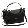 Pierre Cardin 55091 FRZ fekete női bőr kézitáska, vállpánttal 40 x 25 x 14 cm