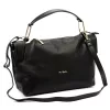 Pierre Cardin 55091 FRZ fekete női bőr kézitáska, vállpánttal 40 x 25 x 14 cm