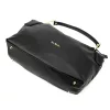 Pierre Cardin 55091 FRZ fekete női bőr kézitáska, vállpánttal 40 x 25 x 14 cm