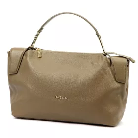   Pierre Cardin 55091 FRZ taupe női bőr kézitáska, vállpánttal 40 x 25 x 14 cm