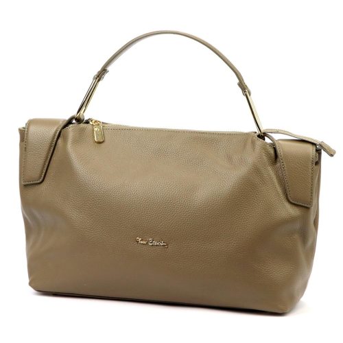 Pierre Cardin 55091 FRZ taupe női bőr kézitáska, vállpánttal 40 x 25 x 14 cm
