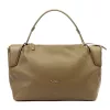 Pierre Cardin 55091 FRZ taupe női bőr kézitáska, vállpánttal 40 x 25 x 14 cm