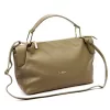 Pierre Cardin 55091 FRZ taupe női bőr kézitáska, vállpánttal 40 x 25 x 14 cm