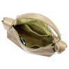 Pierre Cardin 55091 FRZ taupe női bőr kézitáska, vállpánttal 40 x 25 x 14 cm