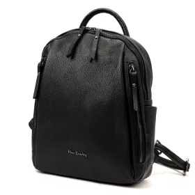   Pierre Cardin 1858 FRZ fekete női bőr hátizsák 26 x 30 x 11 cm