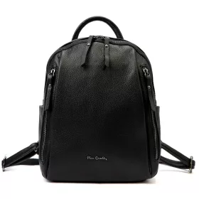   Pierre Cardin 1858 FRZ fekete női bőr hátizsák 26 x 30 x 11 cm