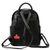 Pierre Cardin 1858 FRZ fekete női bőr hátizsák 26 x 30 x 11 cm