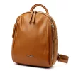 Pierre Cardin 1858 FRZ konyak női bőr hátizsák 26 x 30 x 11 cm
