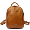 Pierre Cardin 1858 FRZ konyak női bőr hátizsák 26 x 30 x 11 cm 