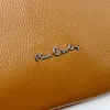 Pierre Cardin 1858 FRZ konyak női bőr hátizsák 26 x 30 x 11 cm
