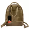 Pierre Cardin 1858 FRZ taupe női bőr hátizsák 26 x 30 x 11 cm